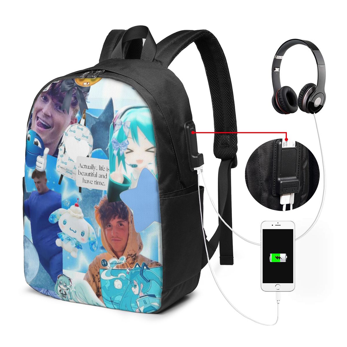 Women Bags For Travel - Caylus Backpack Travel Notebook Bag Computer