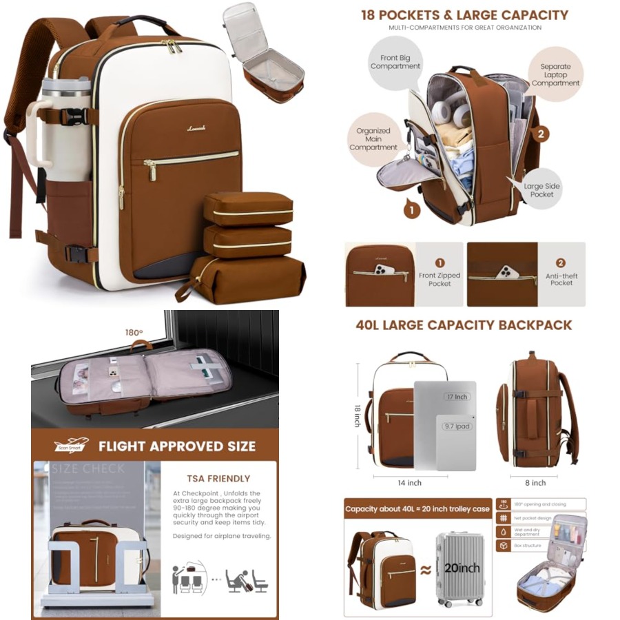 Women Bags Pack - Travel Backpack for Women and Men,