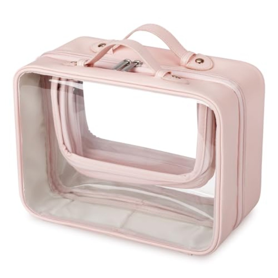 Women Bags For Travel - TSA Approved Toiletry Bag, Clear Makeup