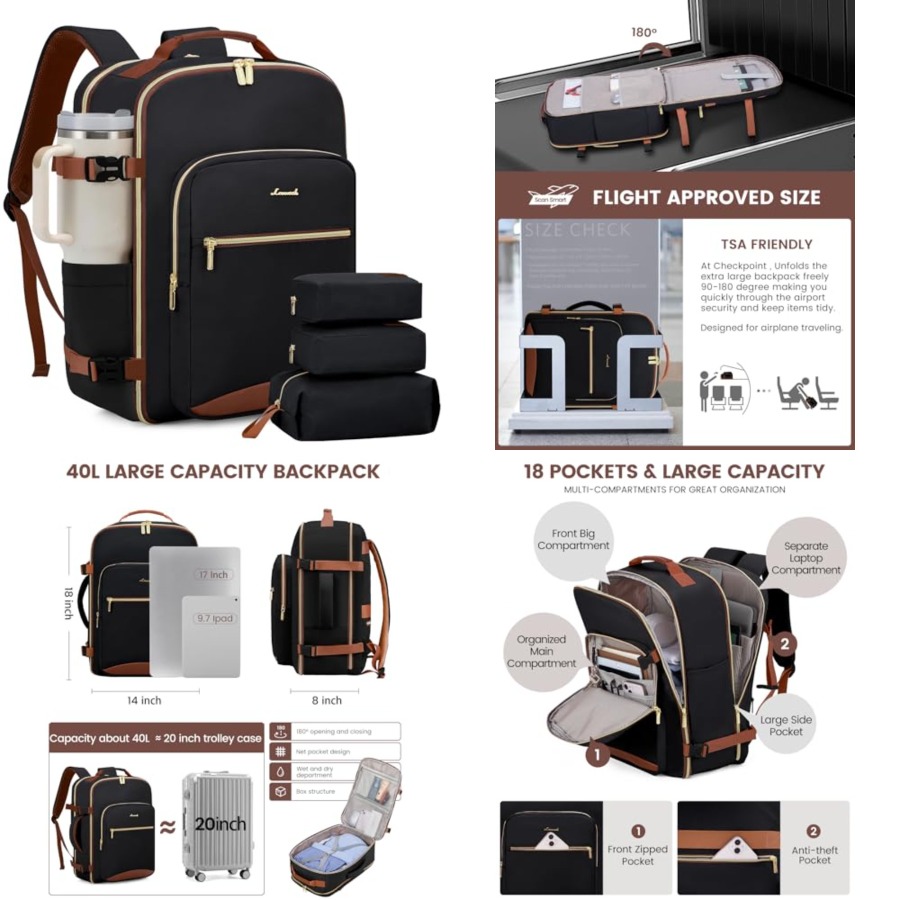 Women Bags Pack - Travel Backpack for Women and Men,