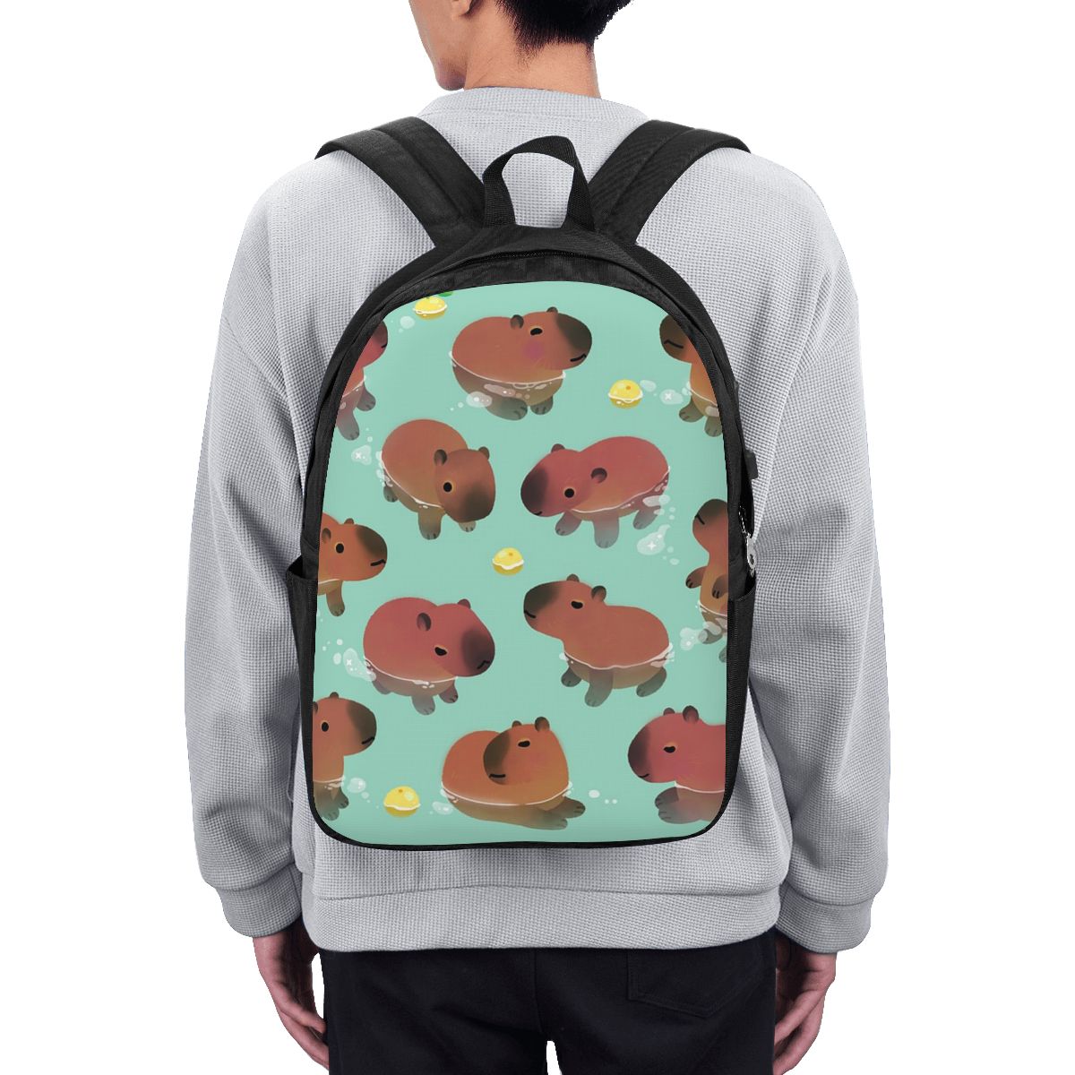Capybara Animal Pattern Backpa - Women Bags For Laptop のレビューと価格