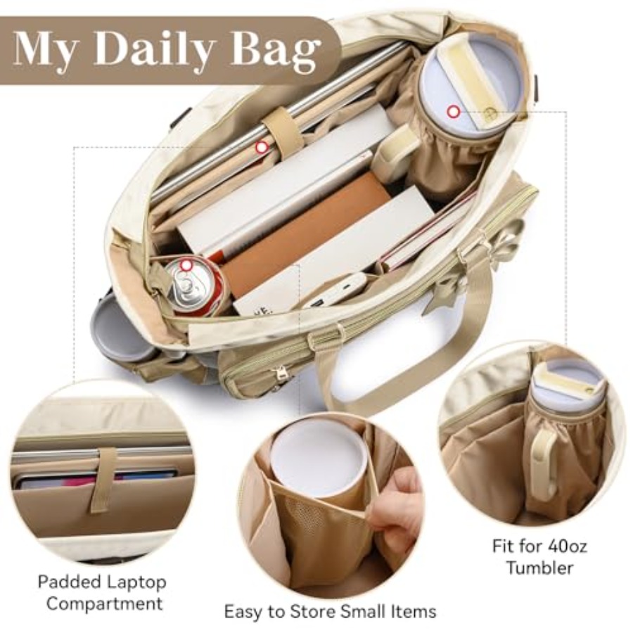 Teacher Tote Bag for Women, Mu - Women'S Work Bags Tote のレビューと価格