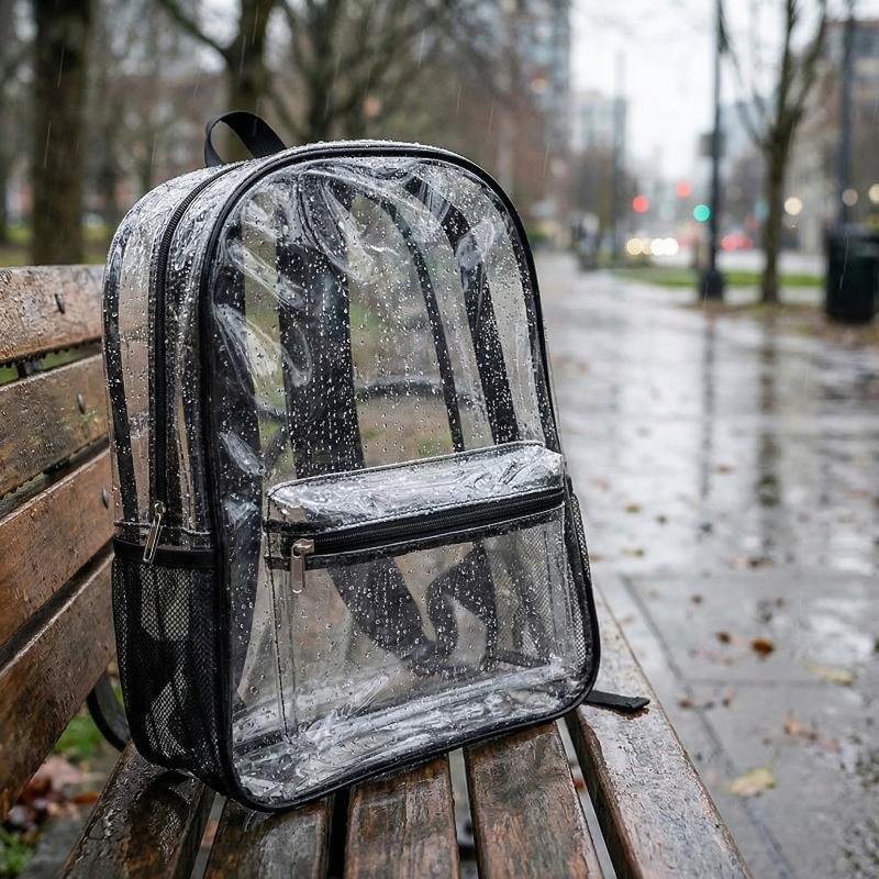 Transparent PVC Outdoor Sports - Women Bags Medium Size のレビューと価格