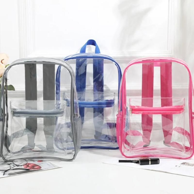 Transparent PVC Outdoor Sports - Women Bags Medium Size のレビューと価格