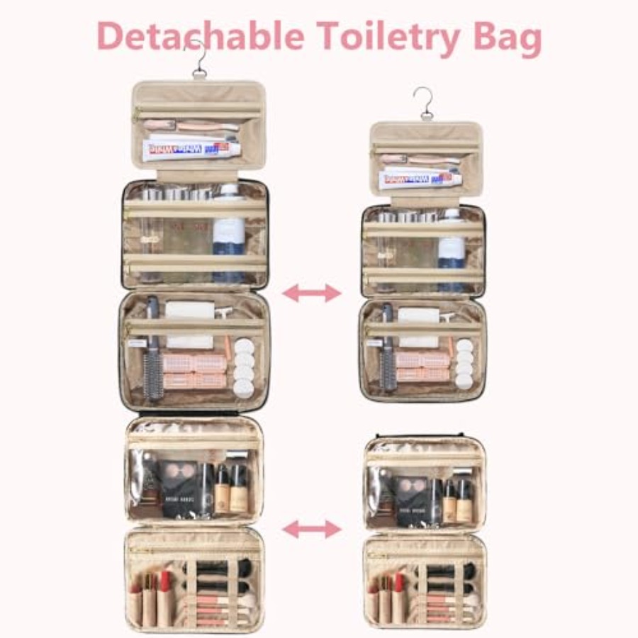 Detachable Travel Toiletry Bag - Women Bags For Travel のレビューと価格