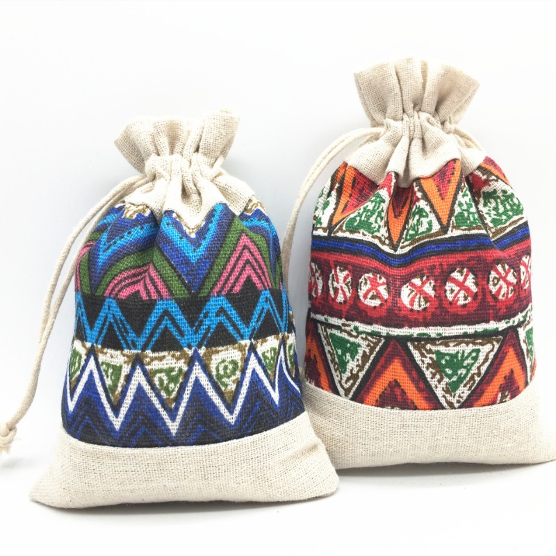 Ethnic Style Drawstring Bag Je - Women Bags Pack のレビューと価格