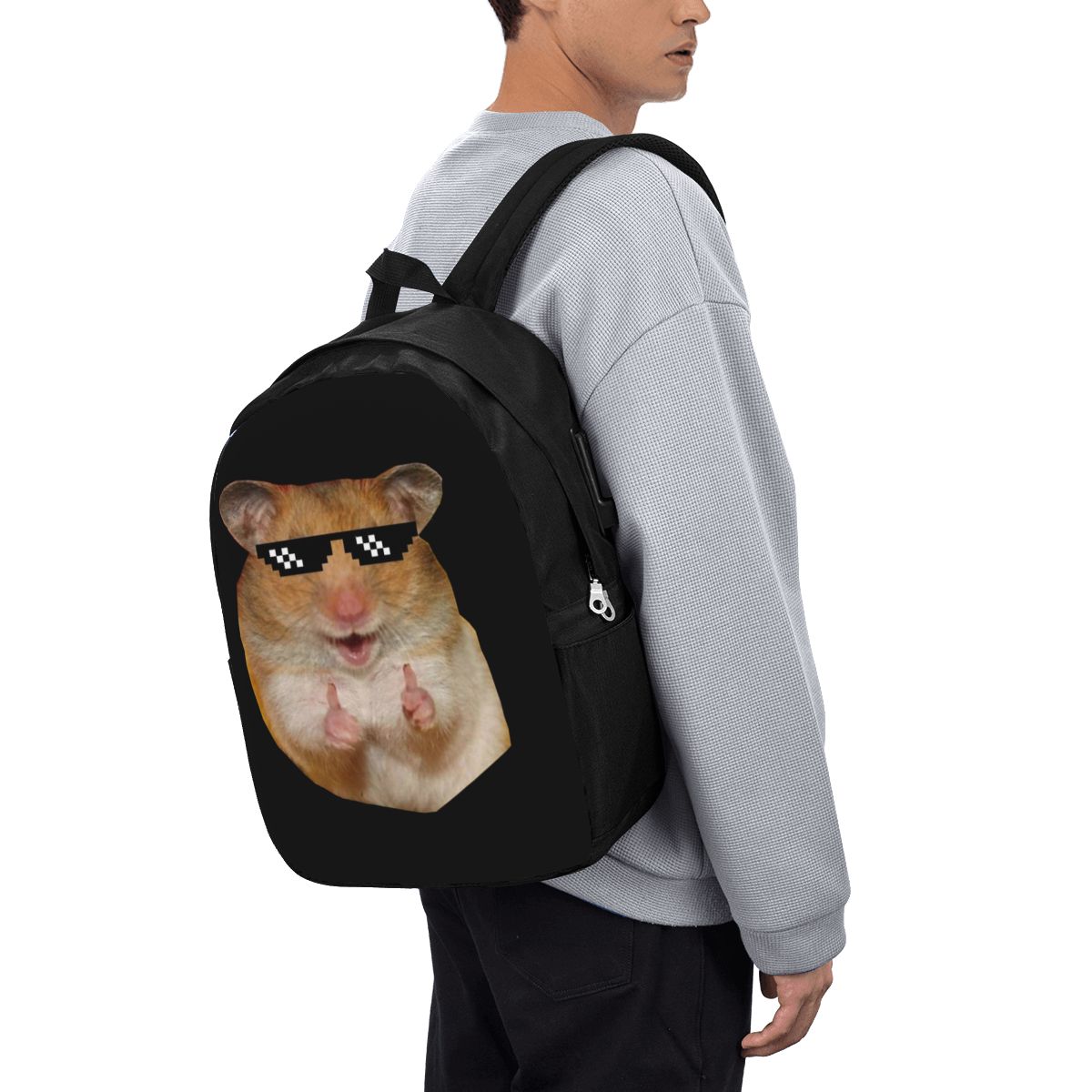 Funny Hamster Backpack Travel  - Women Bags For Travel のレビューと価格