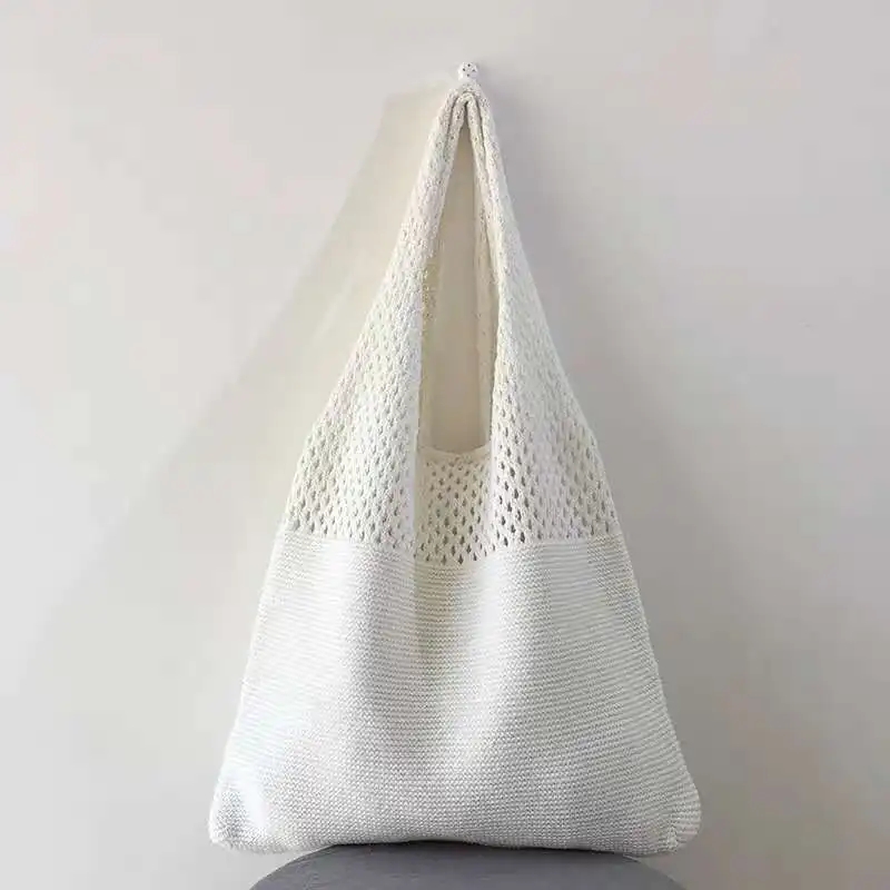 New Trend Women's Bag Crochet  - Crochet Market Bag のレビューと価格