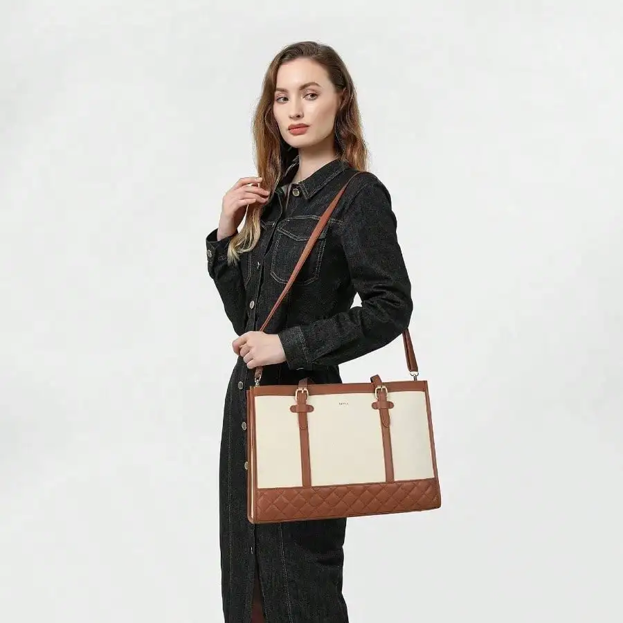 3pcs Laptop Bag Women, 15.6 In - Women'S Work Bags Tote のレビューと価格