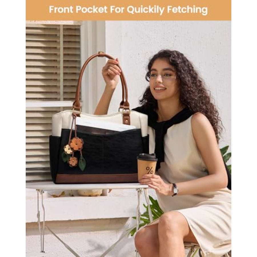 LOVEVOOK Laptop Bag for Women, - Women'S Work Bags Tote のレビューと価格