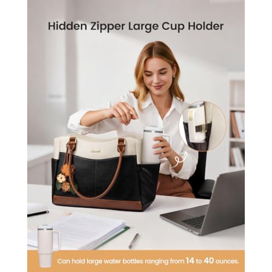 LOVEVOOK Laptop Bag for Women, - Women'S Work Bags Tote のレビューと価格