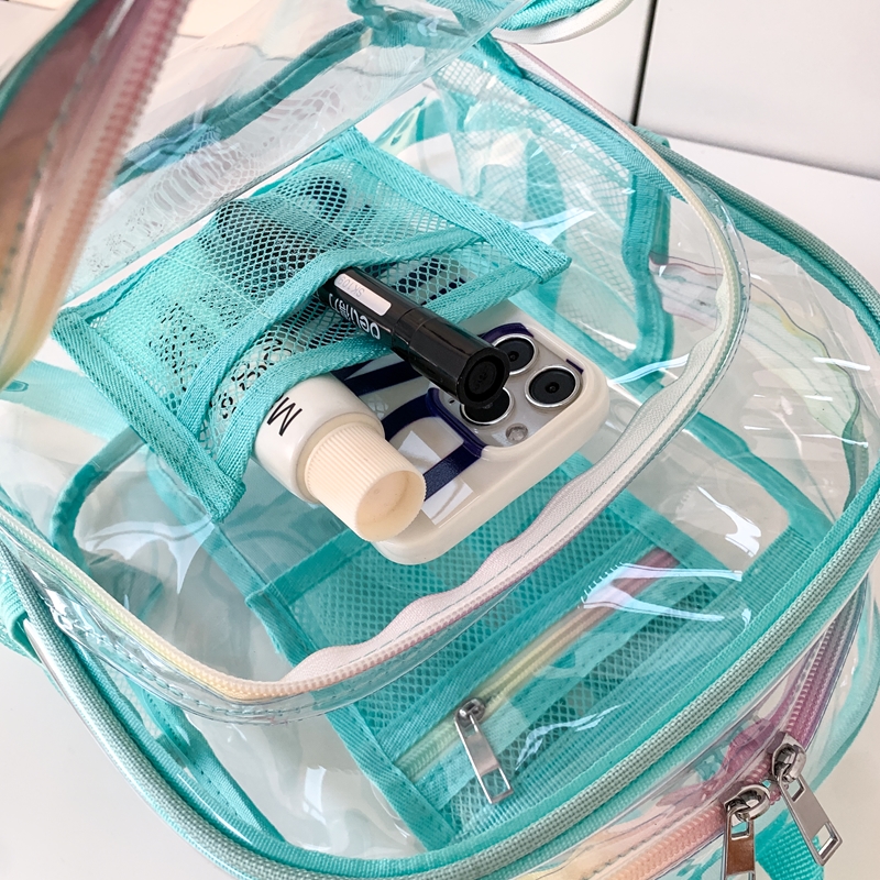 PVC Transparent Zipper Large C - Women Bags Medium Size のレビューと価格