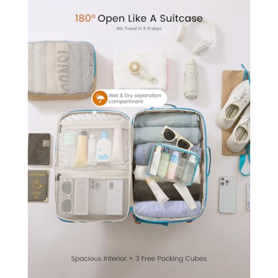 40L Travel Backpack for Women  - Women Bags Pack のレビューと価格