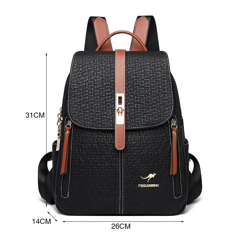 Fashion Backpacks Female High  - Women Bags Medium Size のレビューと価格