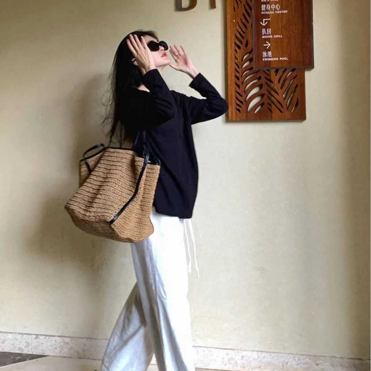 NEW Woven Designer Bags for Wo - Basket Bag Wicker のレビューと価格