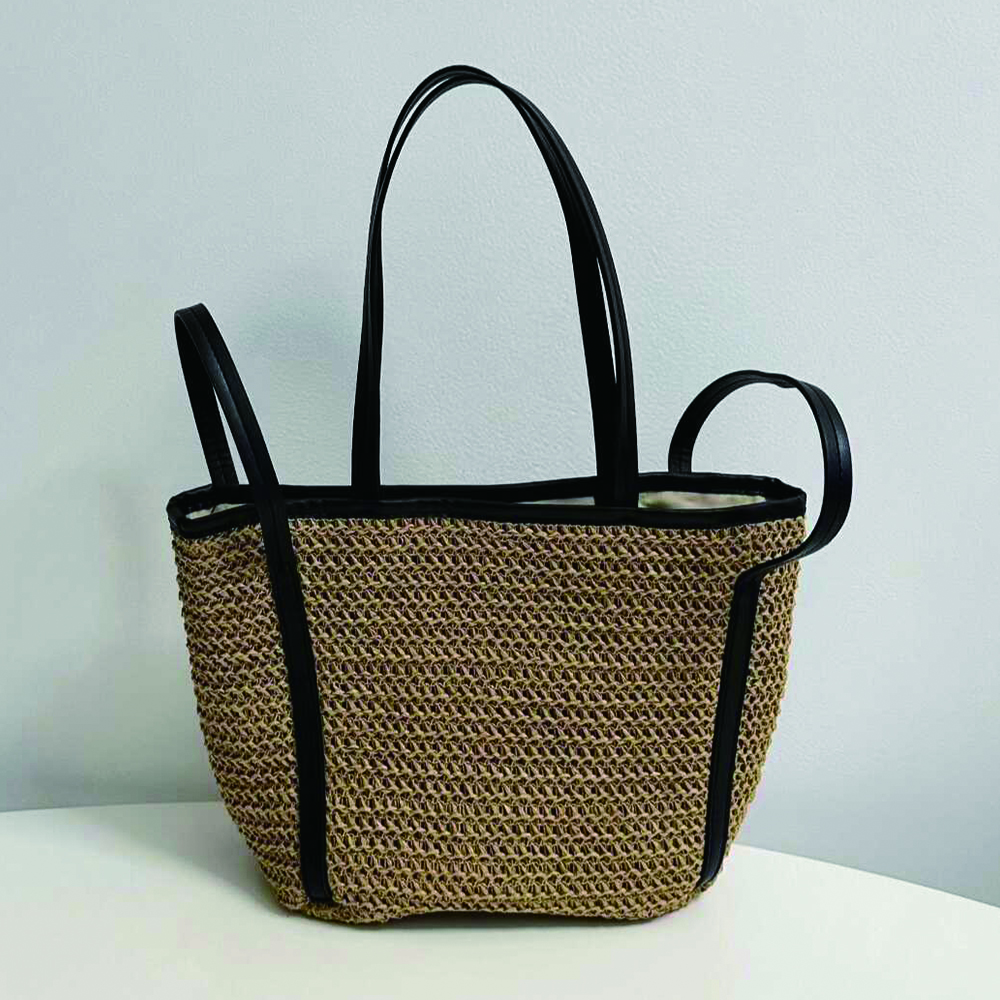 NEW Woven Designer Bags for Wo - Basket Bag Wicker のレビューと価格