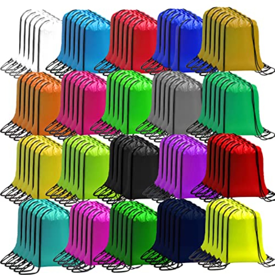100 Pack Drawstring Bags Bulk, - Women Bags Pack のレビューと価格