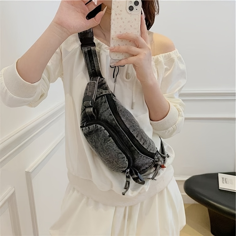 1pcs Crossbody Bag Denim Simpl - Women Bags Pack のレビューと価格