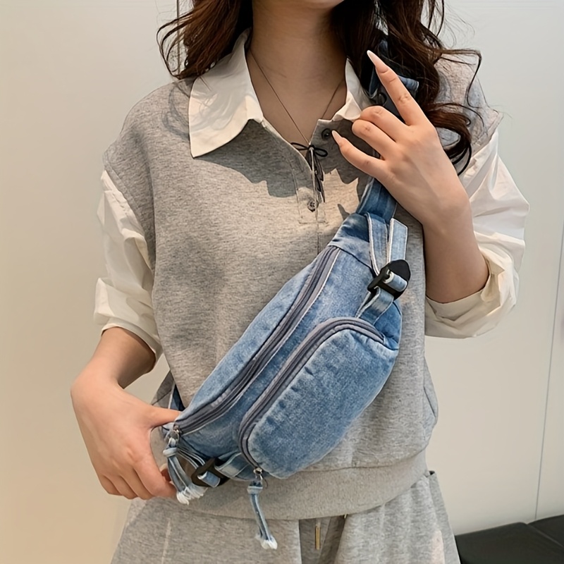 1pcs Crossbody Bag Denim Simpl - Women Bags Pack のレビューと価格