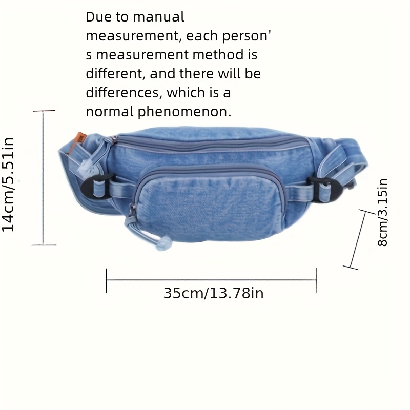 1pcs Crossbody Bag Denim Simpl - Women Bags Pack のレビューと価格