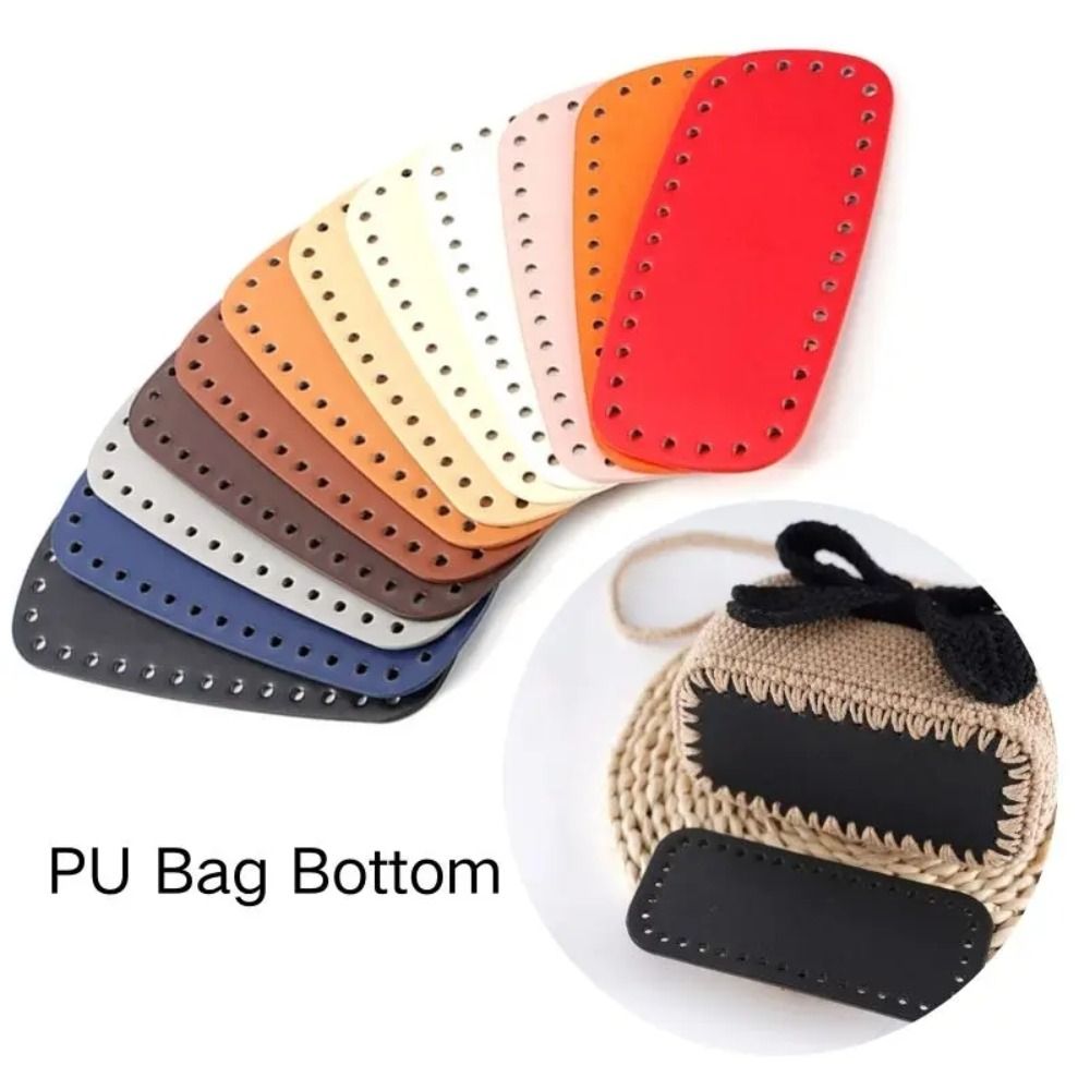 Portable PU Leather Crochet Ba - Crochet Market Bag のレビューと価格