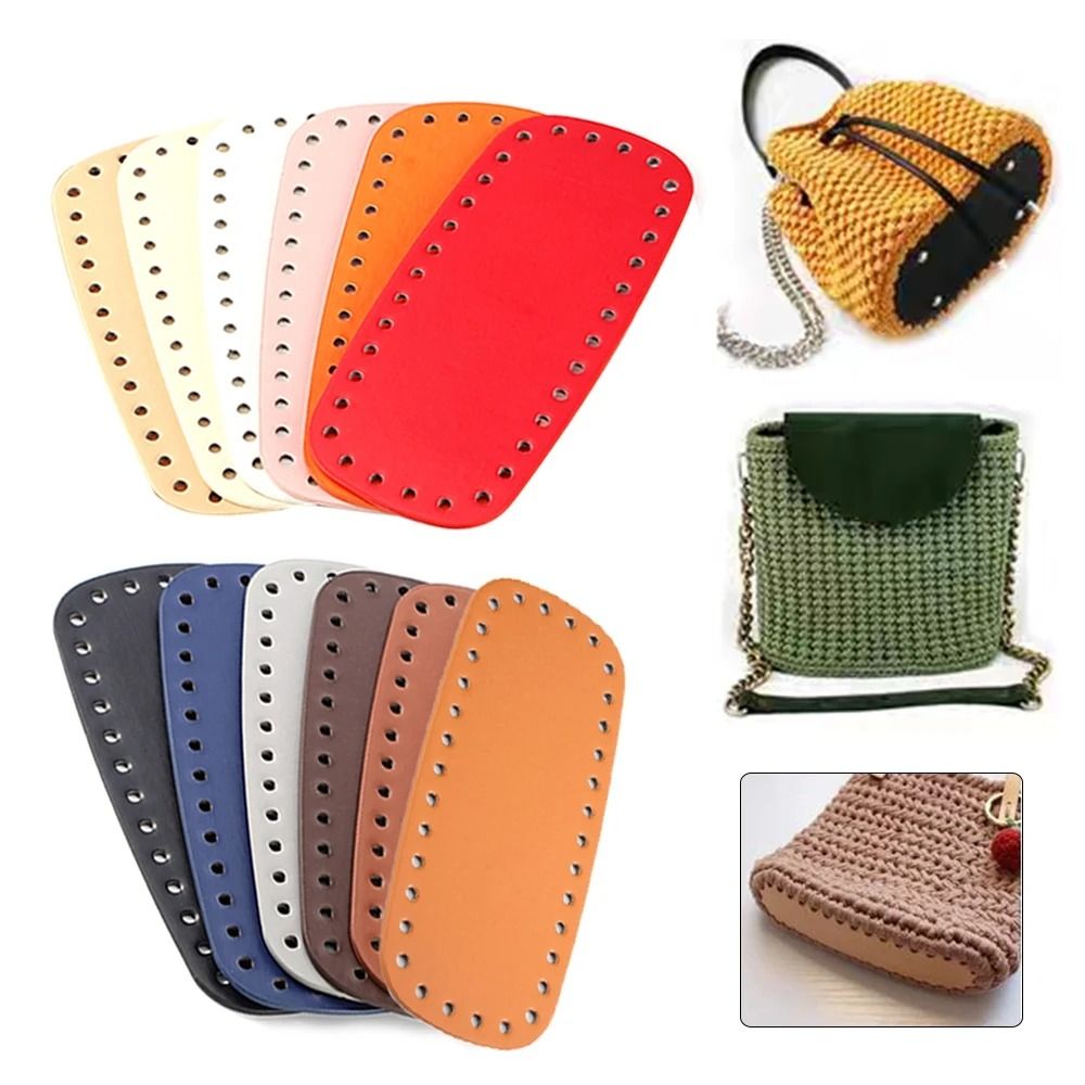 Portable PU Leather Crochet Ba - Crochet Market Bag のレビューと価格