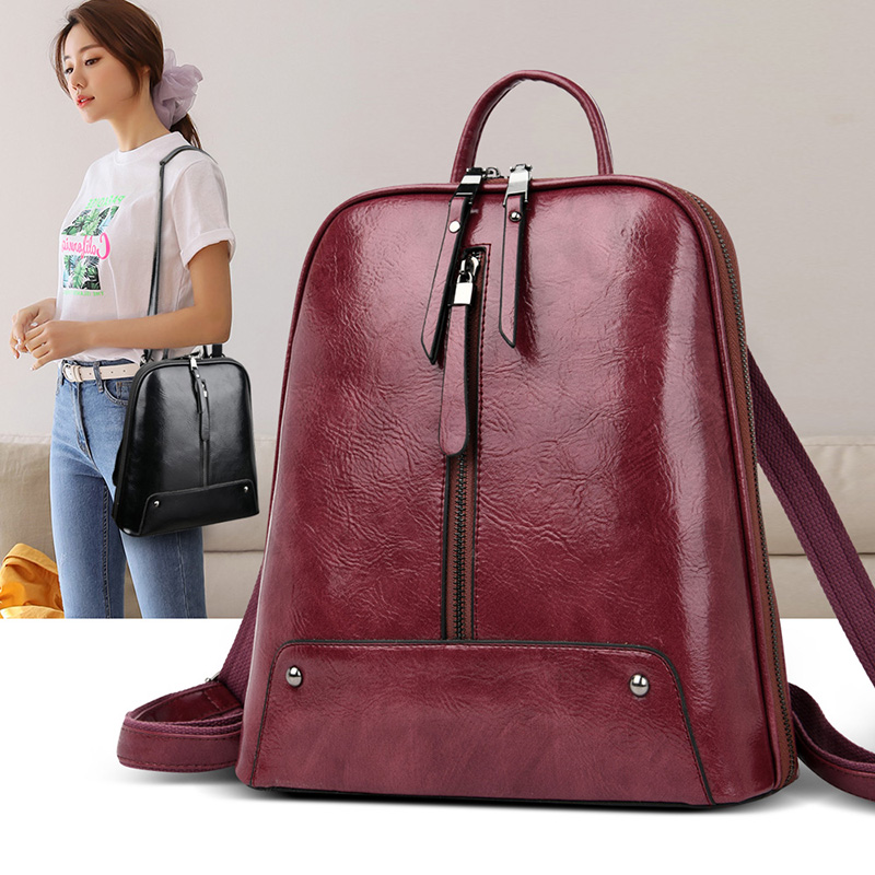 Women Leather Backpack Fashion - Women Bags Medium Size のレビューと価格