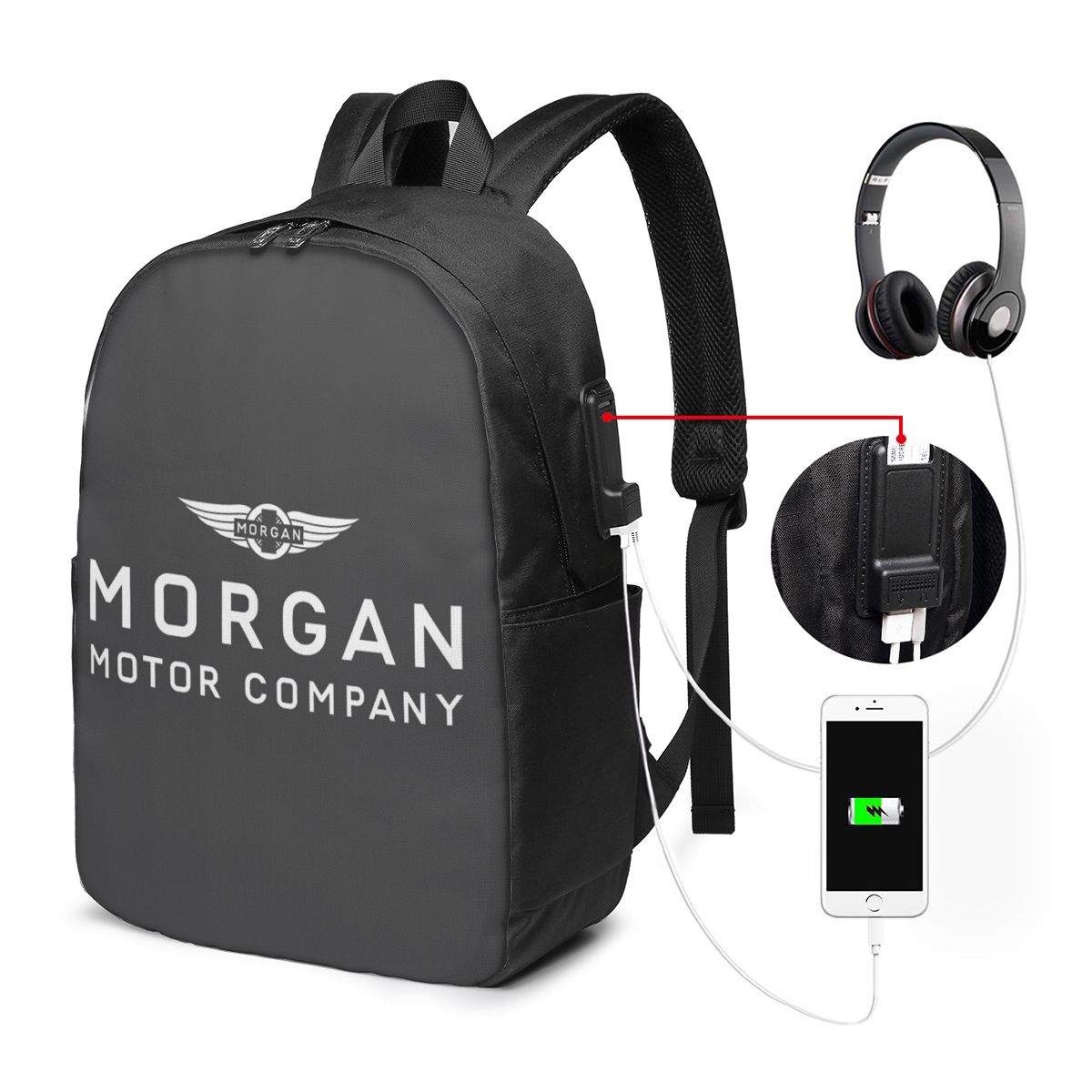 Morgan Motor Car Company Backp - Women Bags For Travel のレビューと価格