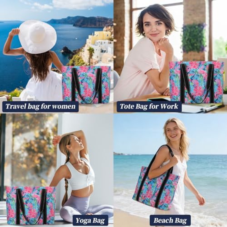 Tote Bag for Women with Laptop - Women Bags For Travel のレビューと価格