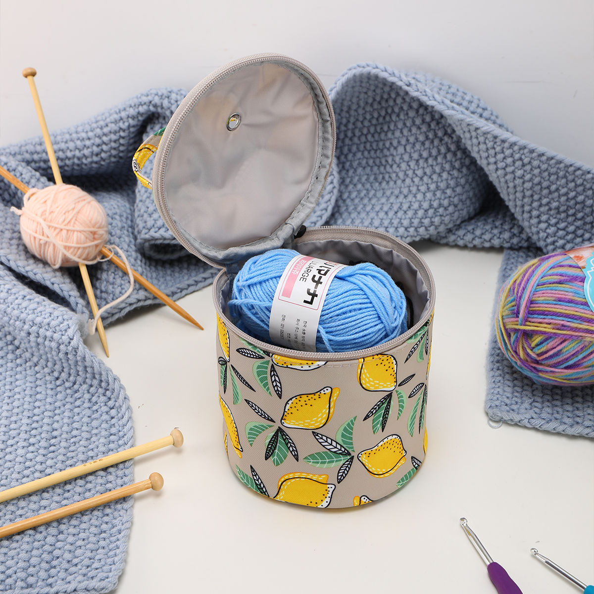 Empty Small Yarn Storage Bag L - Crochet Market Bag のレビューと価格
