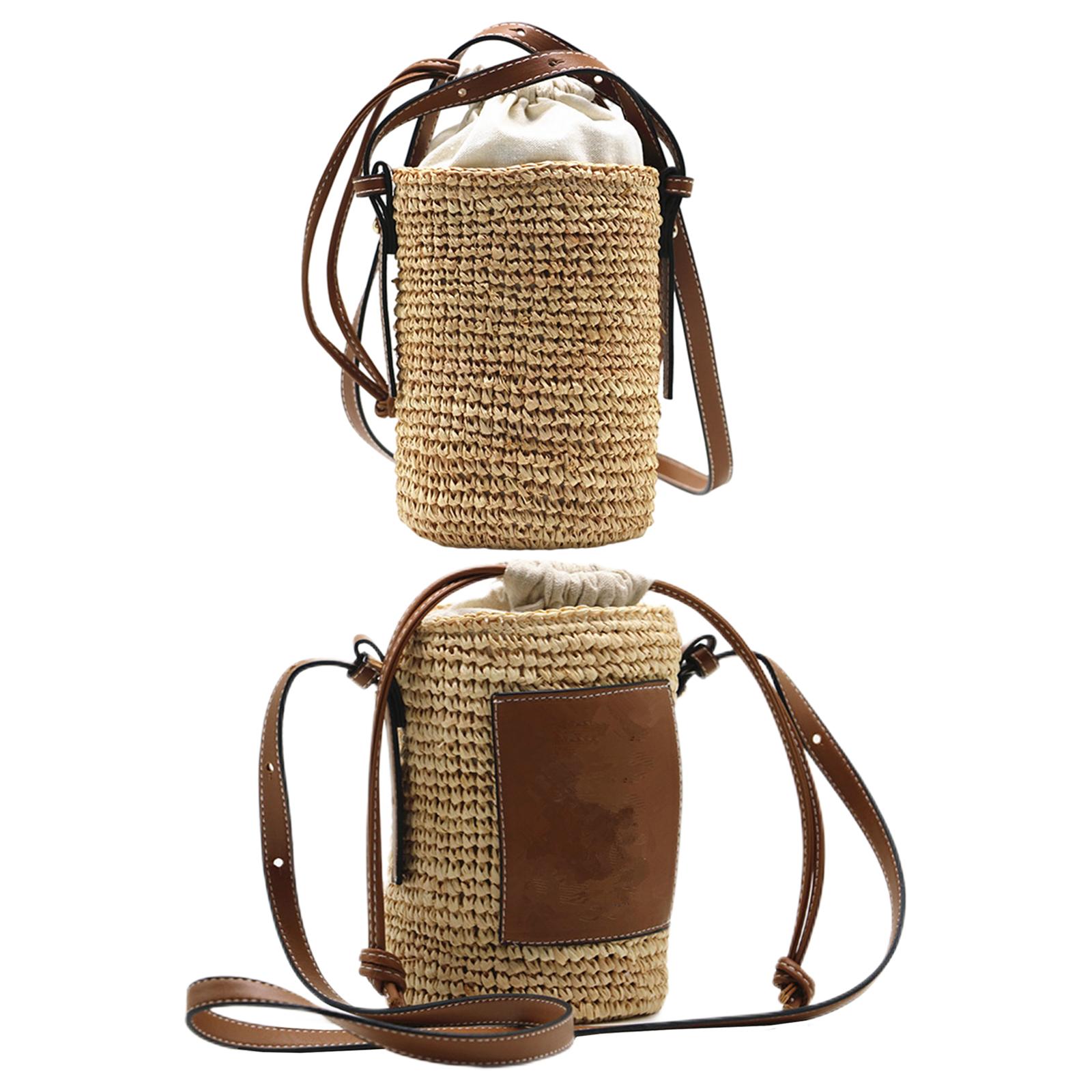 Round Straw Tote Weaving Handb - Women'S Work Bags Tote のレビューと価格