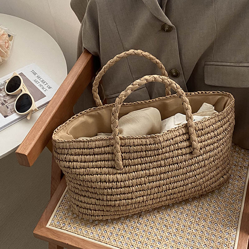 Hylhexyr Women's Handmade Stra - Basket Bag Wicker のレビューと価格