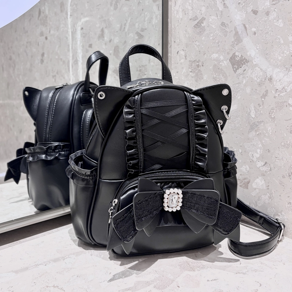 Sweet Japanese Lace Bow Cat Ea - Women'S Japanese Bags のレビューと価格