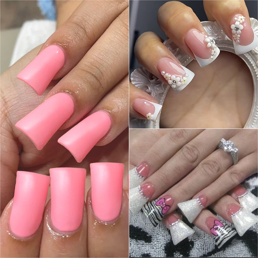 Duck Nail Tips 500pcs/bag Mix  - Women Bags Under 500 のレビューと価格