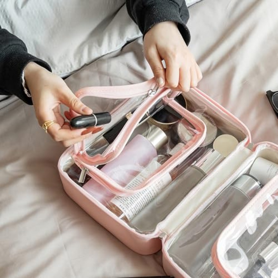 TSA Approved Toiletry Bag, Cle - Women Bags For Travel のレビューと価格