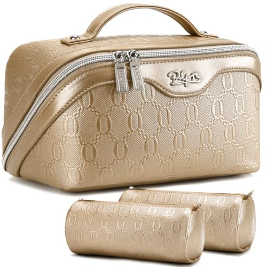 Travel Makeup Bag for Women: C - Women Bags For Travel のレビューと価格