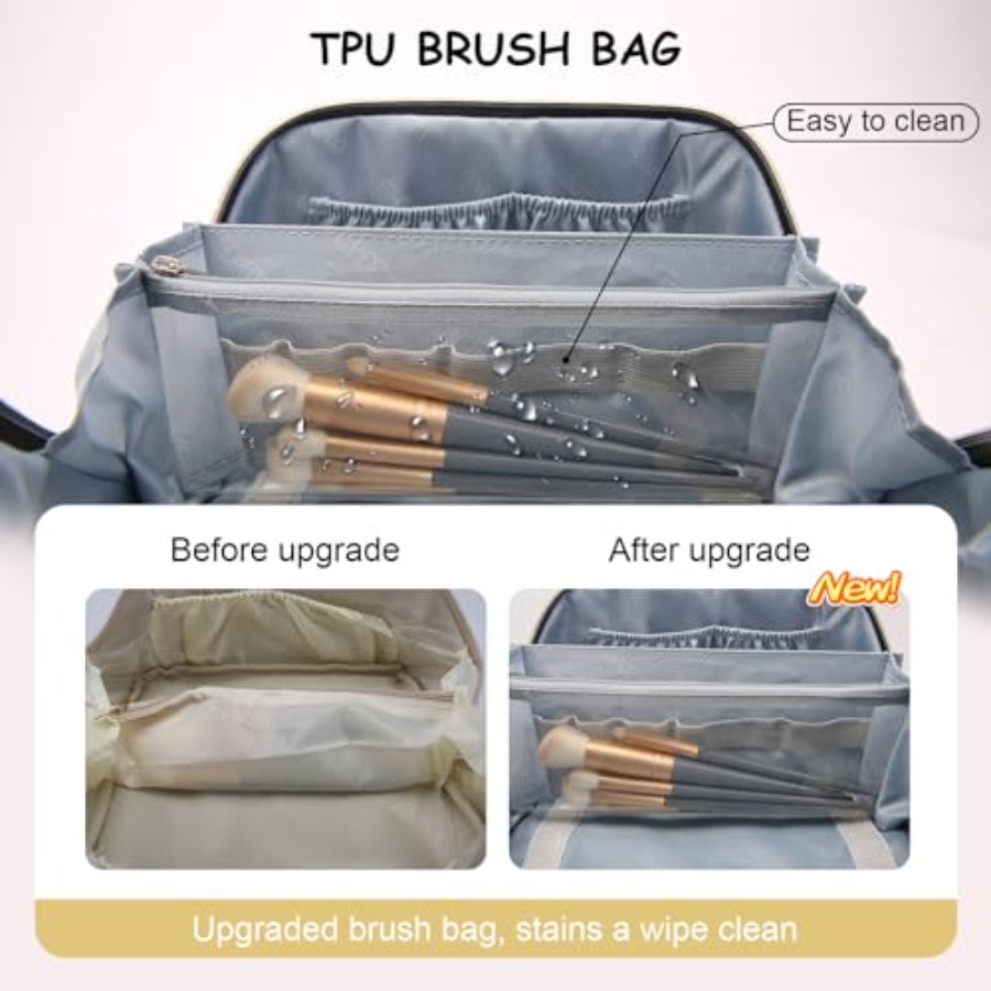 Travel Makeup Bag for Women: C - Women Bags For Travel のレビューと価格