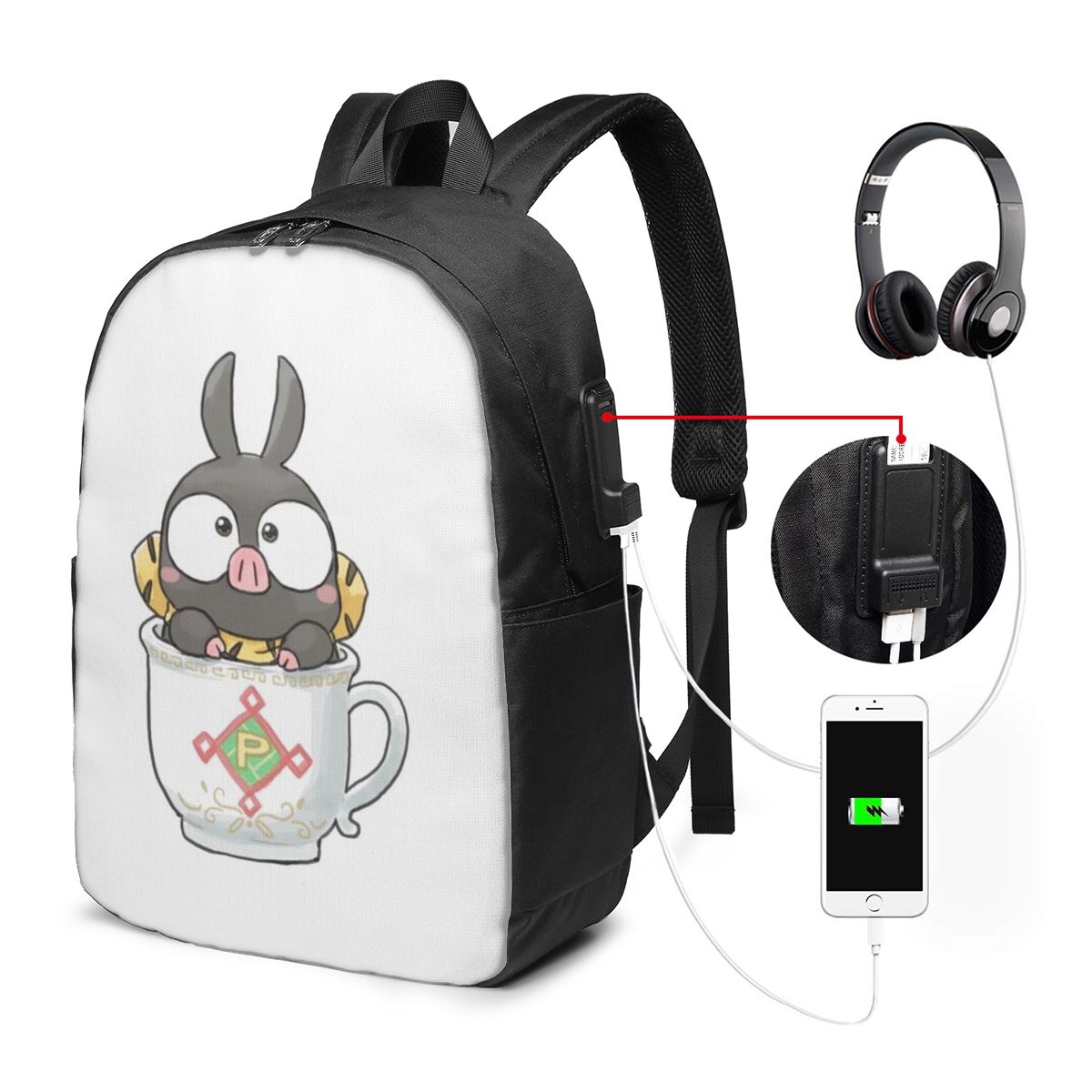 RanmaSaotome Pig Girls P Chan  - Women Bags For Laptop のレビューと価格
