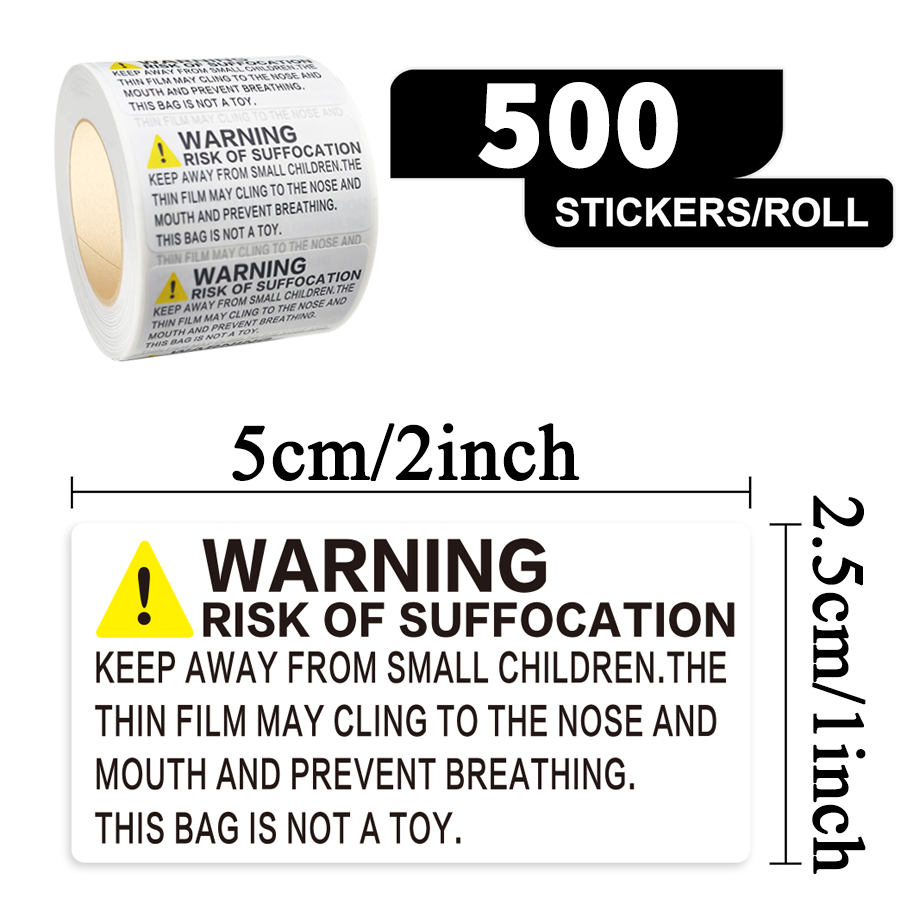 500 Pcs Suffocation Warning La - Women Bags Under 500 のレビューと価格