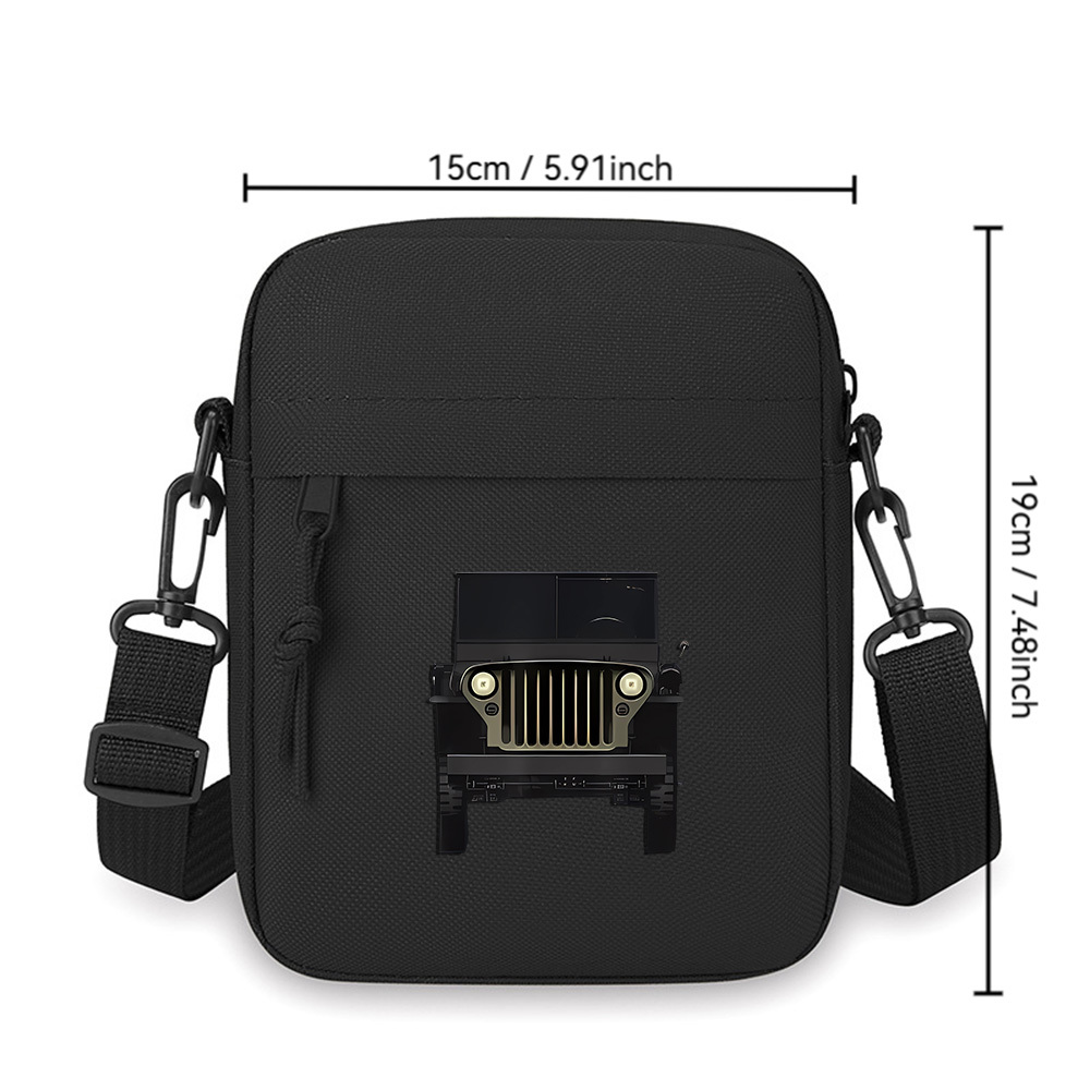 Black vintage Jeep car headlig - Women'S Jeep Bags のレビューと価格