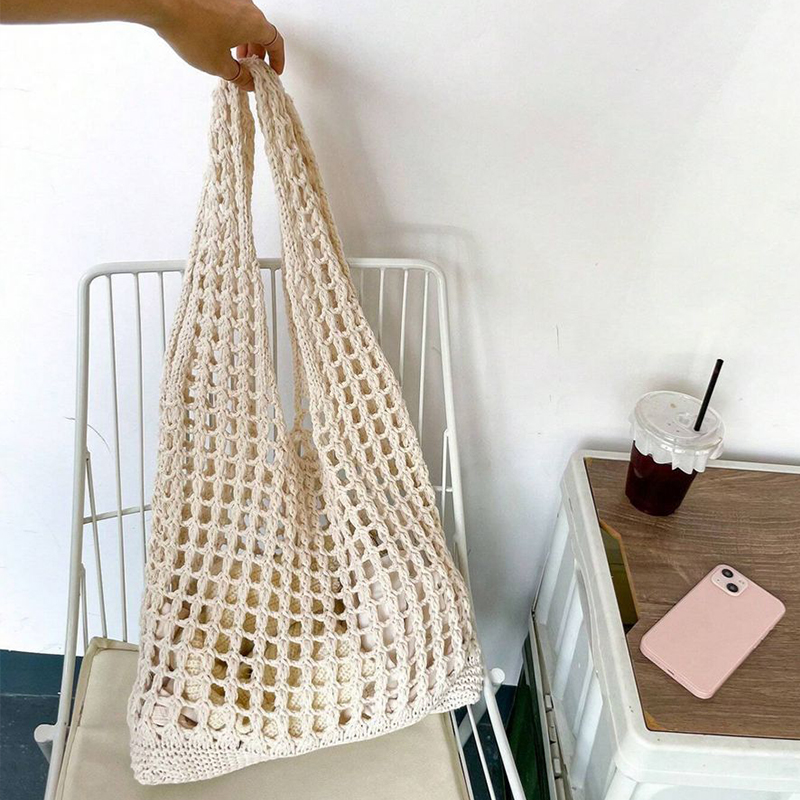 Fashion Crochet Bags for Women - Crochet Market Bag のレビューと価格