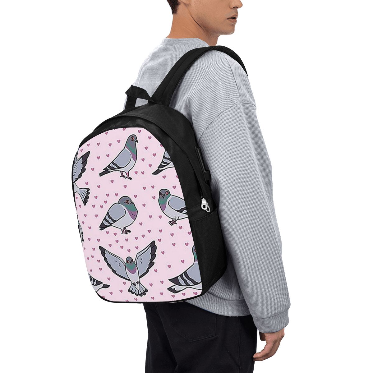 Cute Cartoon Pigeons Pack Back - Women Bags Pack のレビューと価格