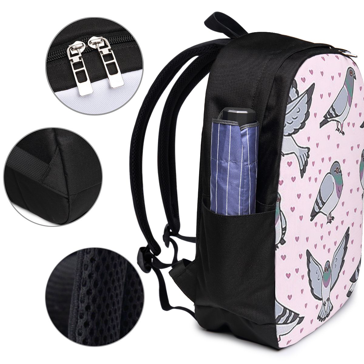 Cute Cartoon Pigeons Pack Back - Women Bags Pack のレビューと価格