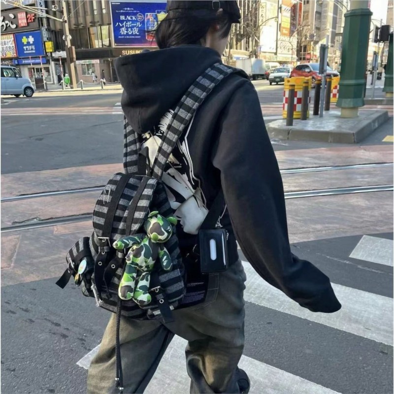 Harajuku Vintage Backpack Wome - Women Bags Medium Size のレビューと価格