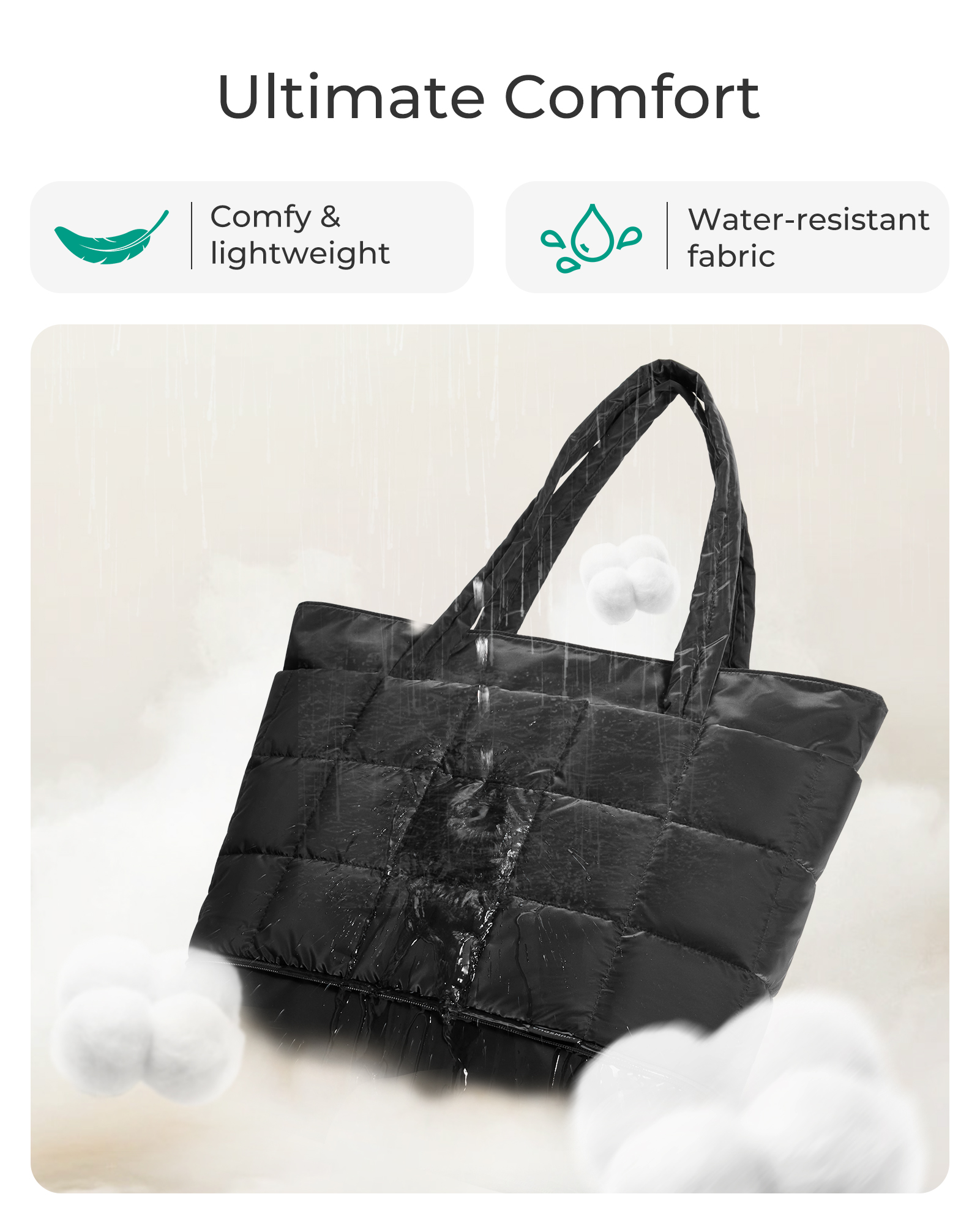 BAGSMART Travel Tote Bag Women - Women'S Work Bags Tote のレビューと価格