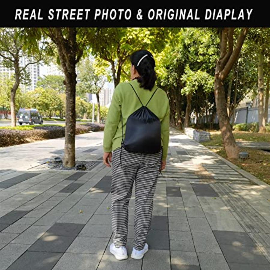 100 Pack Drawstring Backpack B - Women Bags Pack のレビューと価格