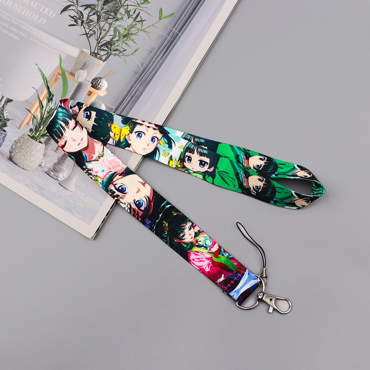 Cute Anime Girl Lanyard Neck S - Women'S Japanese Bags のレビューと価格