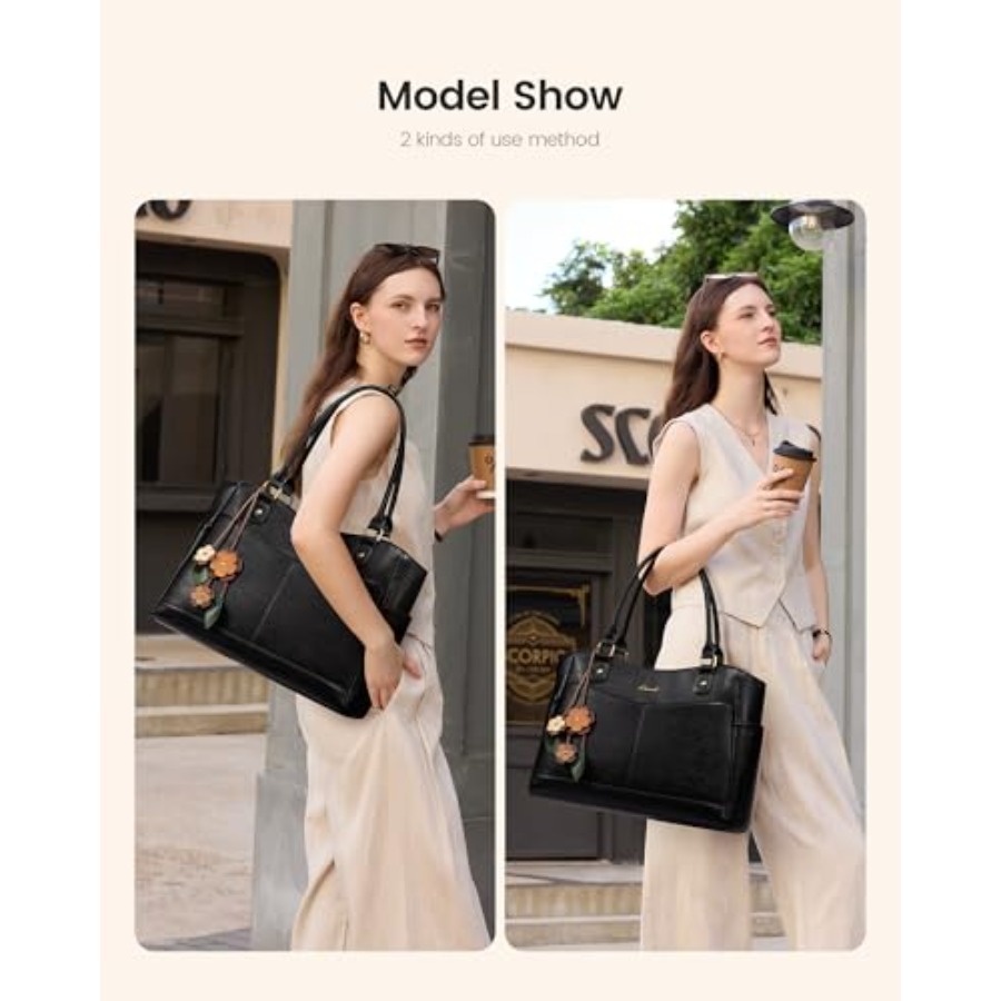 LOVEVOOK Laptop Bag for Women, - Women'S Work Bags Tote のレビューと価格