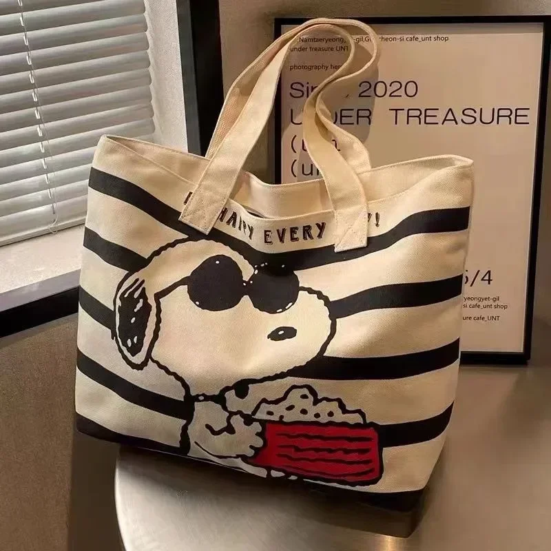 Snoopy Cartoon Large Capacity  - Women Bags Medium Size のレビューと価格