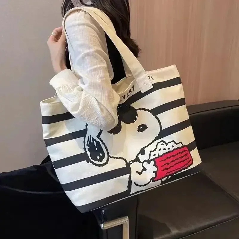 Snoopy Cartoon Large Capacity  - Women Bags Medium Size のレビューと価格